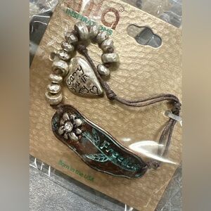 Freedom Bracelet With Flower